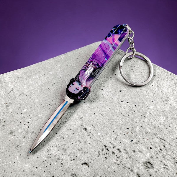 Anime Themed Knife Keychain