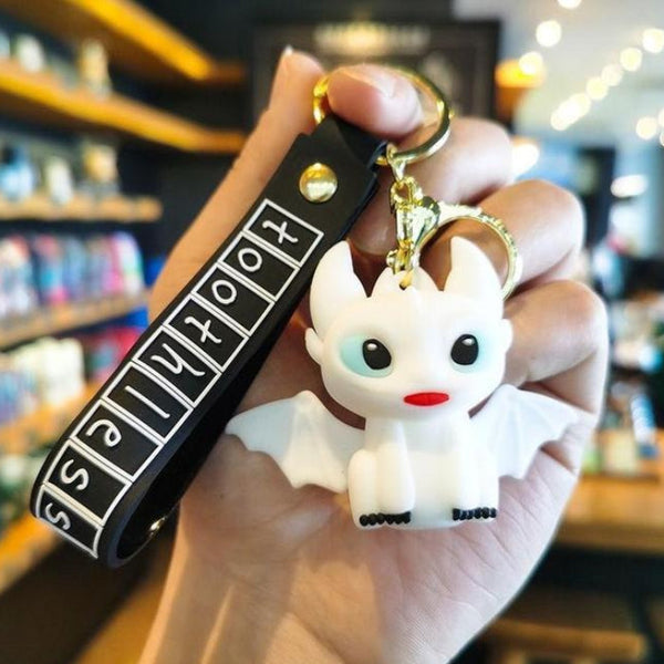 Toothless & Light Fury Elite Dragon Keychains