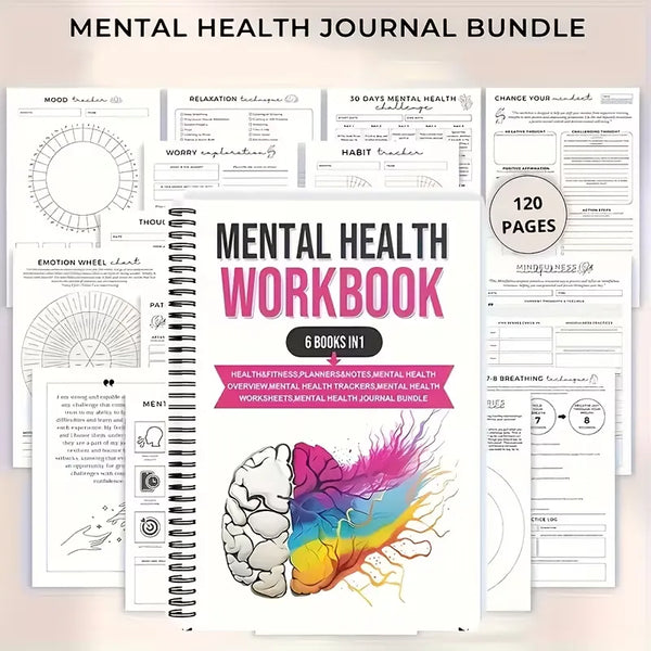 Mindful Mental Health 6-in-1 Workbook
