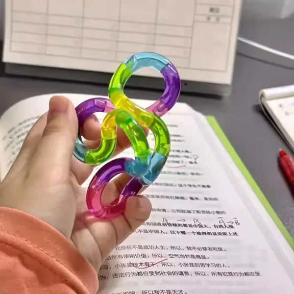 Unknot Electroplated Tangle Fidget Rope