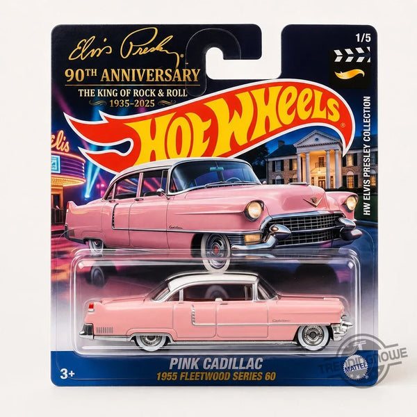 Hot Wheels 90th Anniversary Elvis Cadillac 1:64 Model