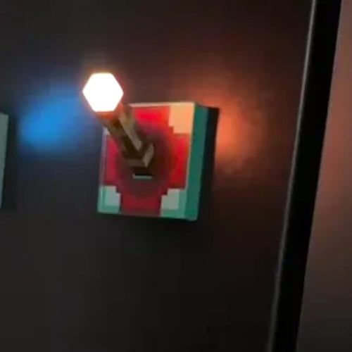 Minecraft Magnetic Pixel Sword & Torch
