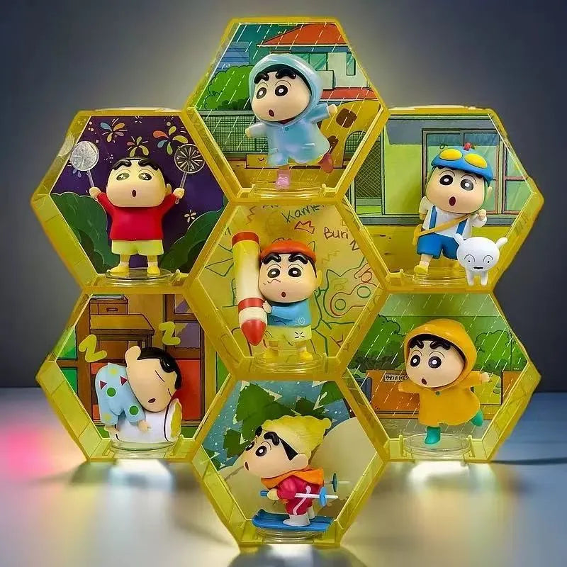 Shinchan Funny 666 Interlocking Diorama Mystery Box