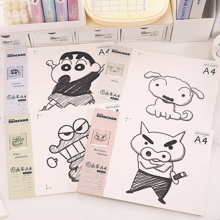 Crayon Shin-chan Beginner Series A4 Sketchbook