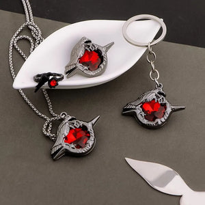 Love and Deep Space Crow Jewelry Set