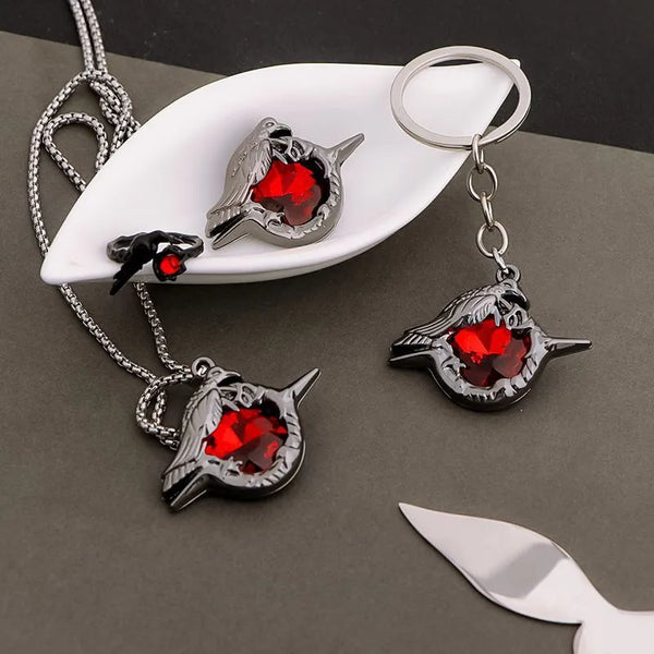 Love and Deep Space Crow Jewelry Set