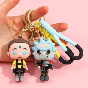 Rick and Morty Space Suit Keychain