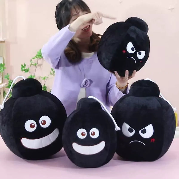 Retro Comic-Style Bomb Plush