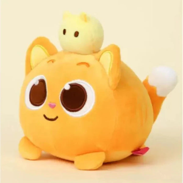 Ninimo Cute Stacked Chibi Cat and Mouse Plush (25 cm)