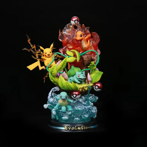 Kanto Trio & Pikachu Elemental Vortex Ver. Figure (25 cm)