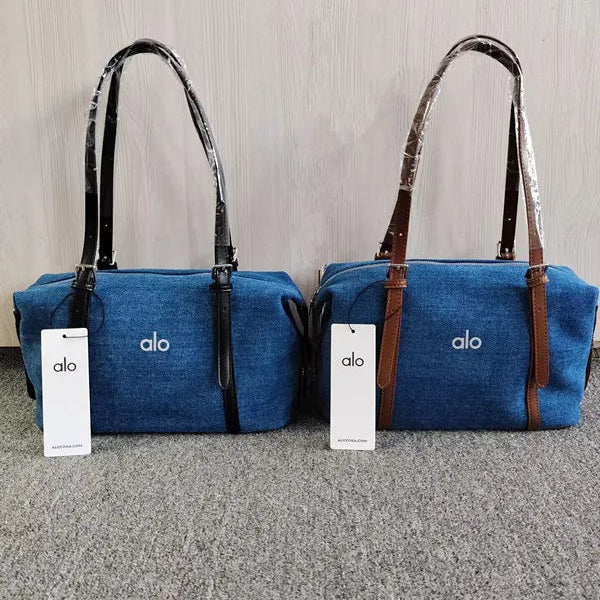 Alo Denim Feels Carryall Handbag