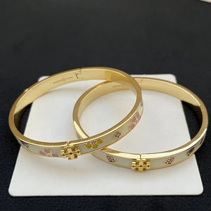T-Luxe Botanical Glaze Openable Bangle