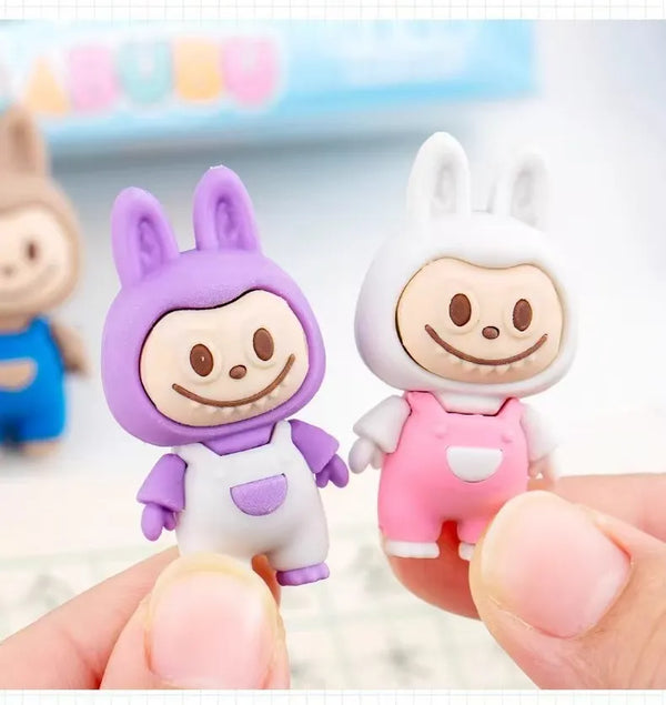 Standing Labubu Premium Erasers (Set of 4)