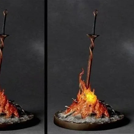 Dark Souls Bonfire Luminous Sword Statue