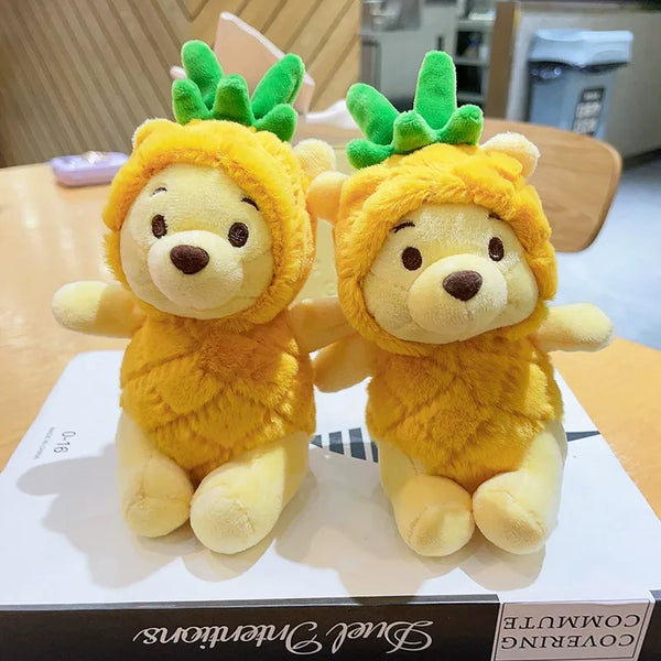 DZNY Pineapple Pooh Plush Keychain