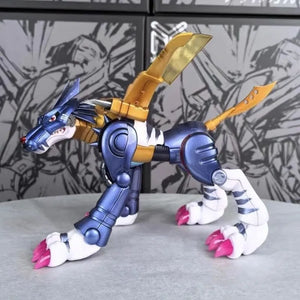 Digimon MetalGarurumon Cybernetic Wolf Figure