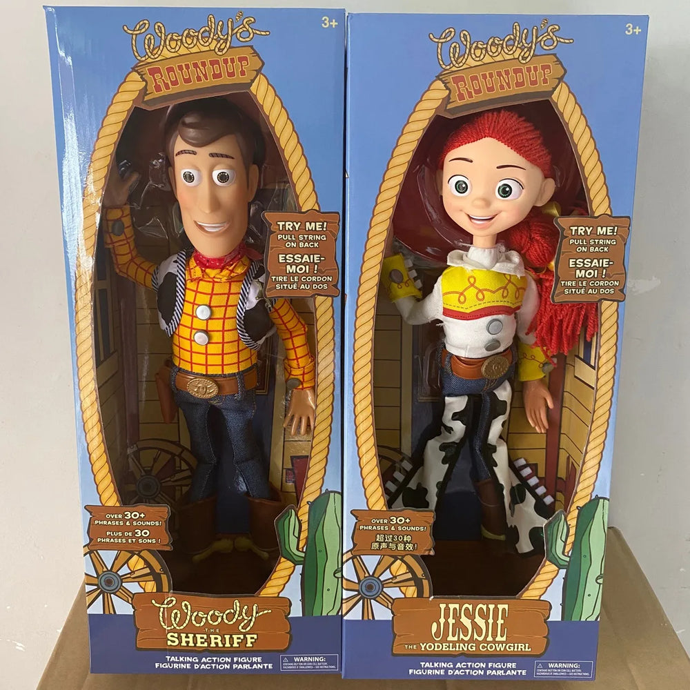 Toy Story Interactive Cowboy Woody and Jessie (45 cm)