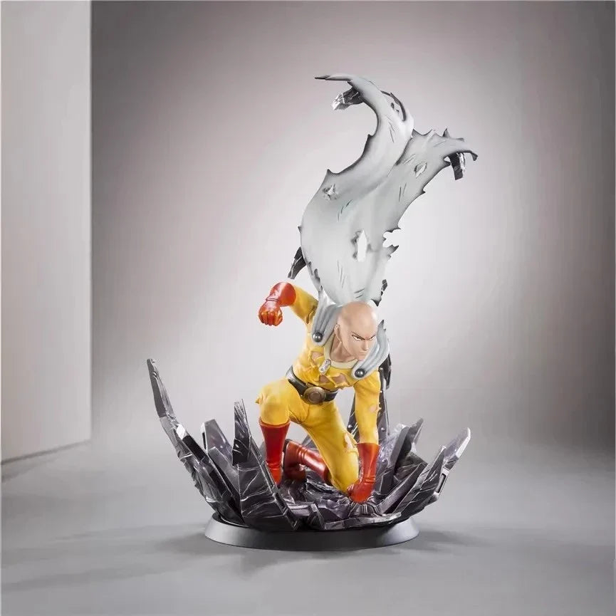 One-Punch Man Saitama Kneeling Pose Figure (24 cm)