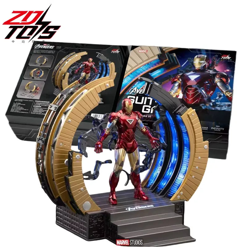 ZD Toys Iron Man Mark VI with Suit-Up Gantry