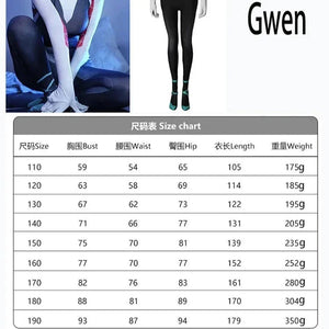 Spider Gwen Anime Full Body Costume