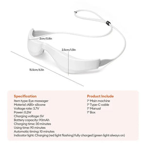 Aura Vision Red Light Therapy Eye Mask