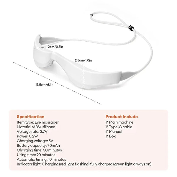 Aura Vision Red Light Therapy Eye Mask