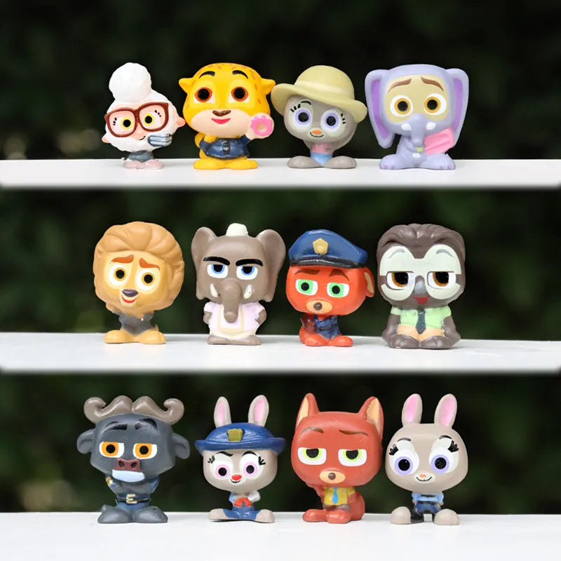 Zootopia 2 Crazy Animal Figures (Set of 12)