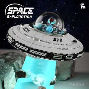 Topwood T3012 UFO Galactic Spacecraft Building Blocks