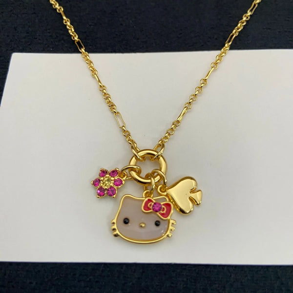 Sweet Kitty Light Luxury Multi-Charm Set