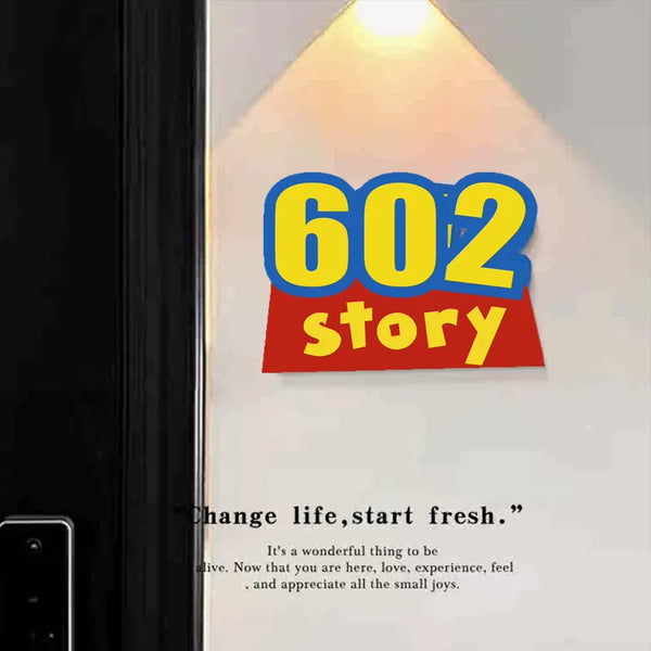 Toy Story Customised Light Luxury House Numbers