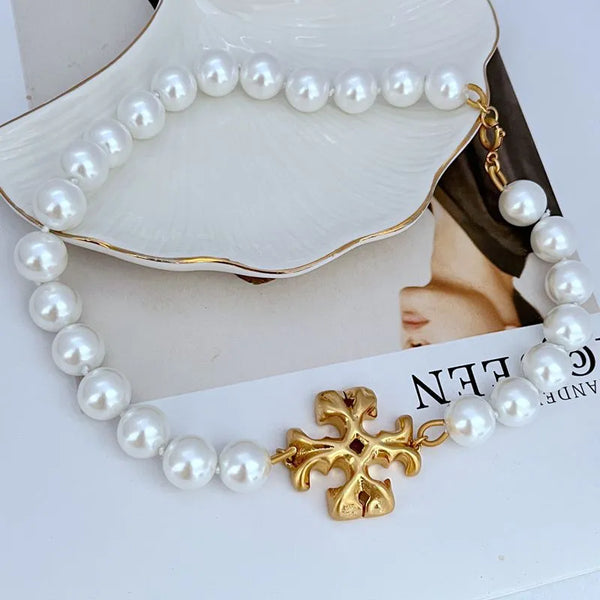 T-Luxe Opulent Pearl Icon Strand Necklace