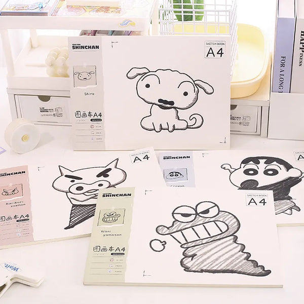 Crayon Shin-chan Beginner Series A4 Sketchbook