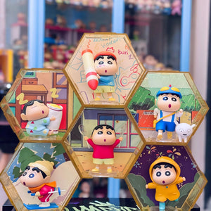 Shinchan Funny 666 Interlocking Diorama Mystery Box