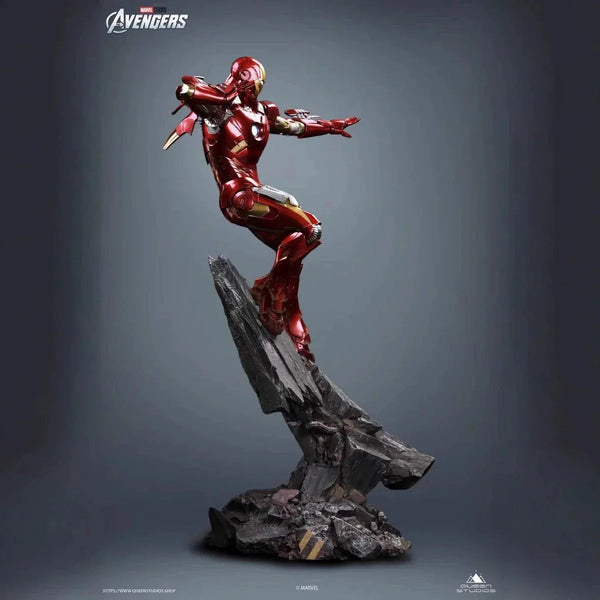 Iron Man MK7 Aerial Asault Statue (70 cm)