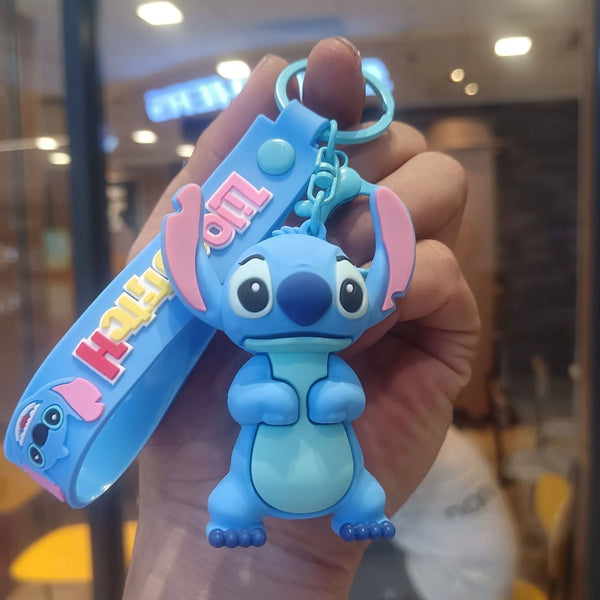 Stitch & Angel Ohana Fun 3D Keychain