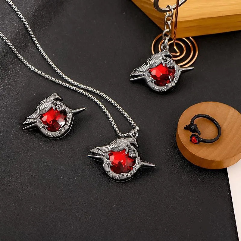 Love and Deep Space Crow Jewelry Set