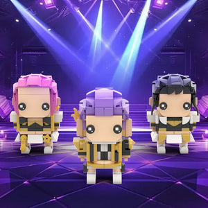 K-Pop Demon Hunters BrickHeadz MOC Building Set