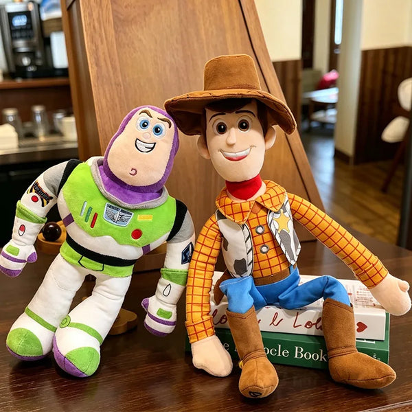 Toy Story Sheriff & Buzz Giant Huggable Plushies