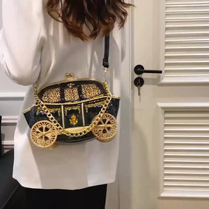 Enchanted Royal Carriage Crossbody Bag