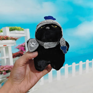 Shadow Cat Knight Plush Keychain