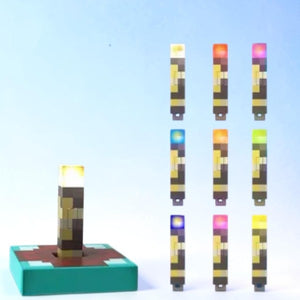 Minecraft Magnetic Pixel Sword & Torch