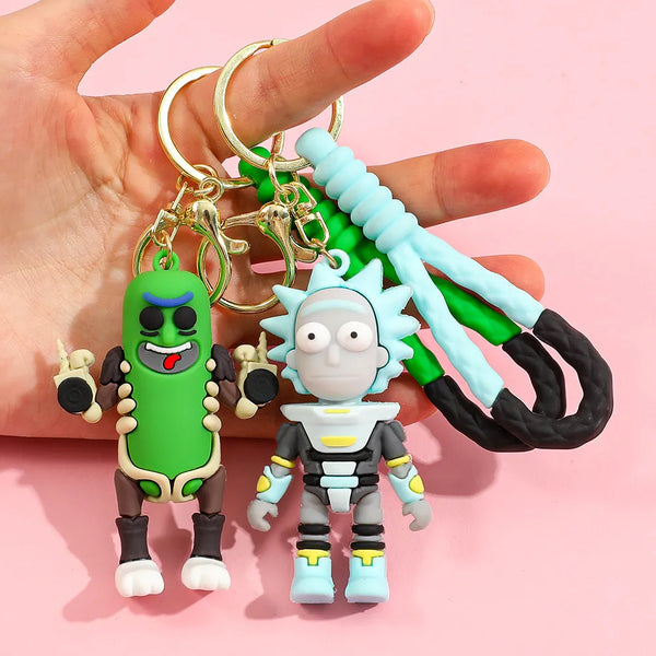 Rick and Morty Space Suit Keychain