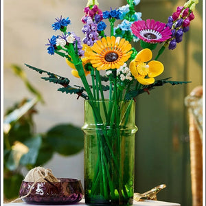 Wildflower Bouquet Botanical Building Blocks (959 Pcs)