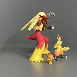 Infernape & Blaziken Evolution Line Figures (Set of 3)