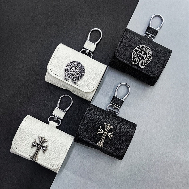ChromeH Style Pebble Leather Case (For AirPods)