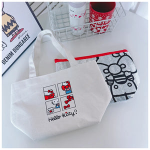 Hello Kitty Cute Cat Lunch Bag Two-Piece Set
