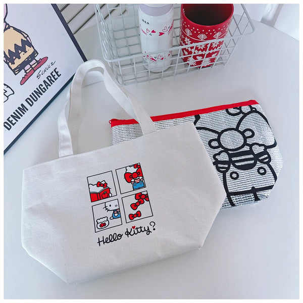 Hello Kitty Cute Cat Lunch Bag Two-Piece Set