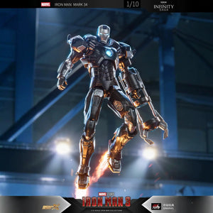 ZD Toys Iron Man 10th Anniversary MK34 Figurine (22 cm)
