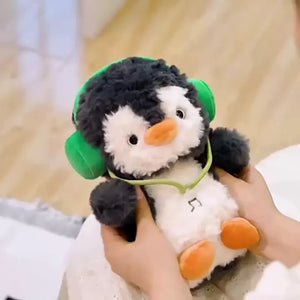 Headphone Penguin Stuffed Toy