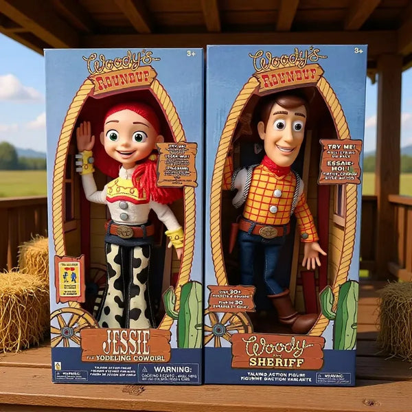 Toy Story Interactive Cowboy Woody and Jessie (45 cm)